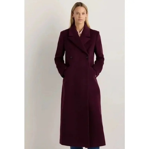 Quince Cashmere and Wool blend Classic single breasted coat - Picture 2 of 6